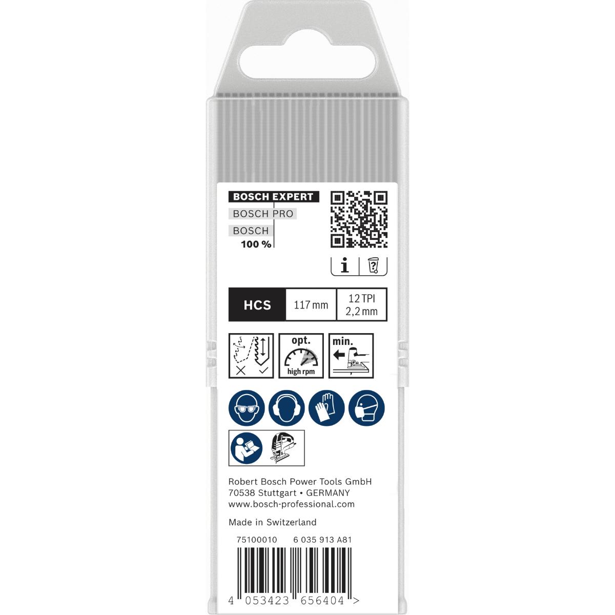 Bosch EXPERT Hardwood 2-side clean T308BOP Stichsägeblatt, 25-tlg.