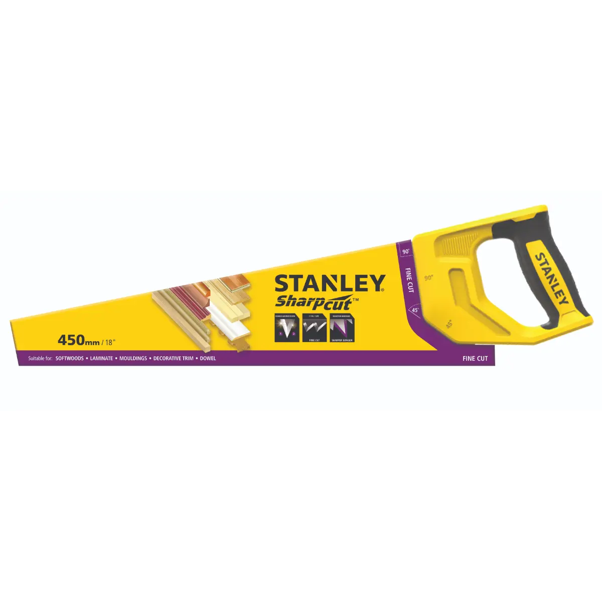 STANLEY 18 Zoll Handsäge, 11TPI