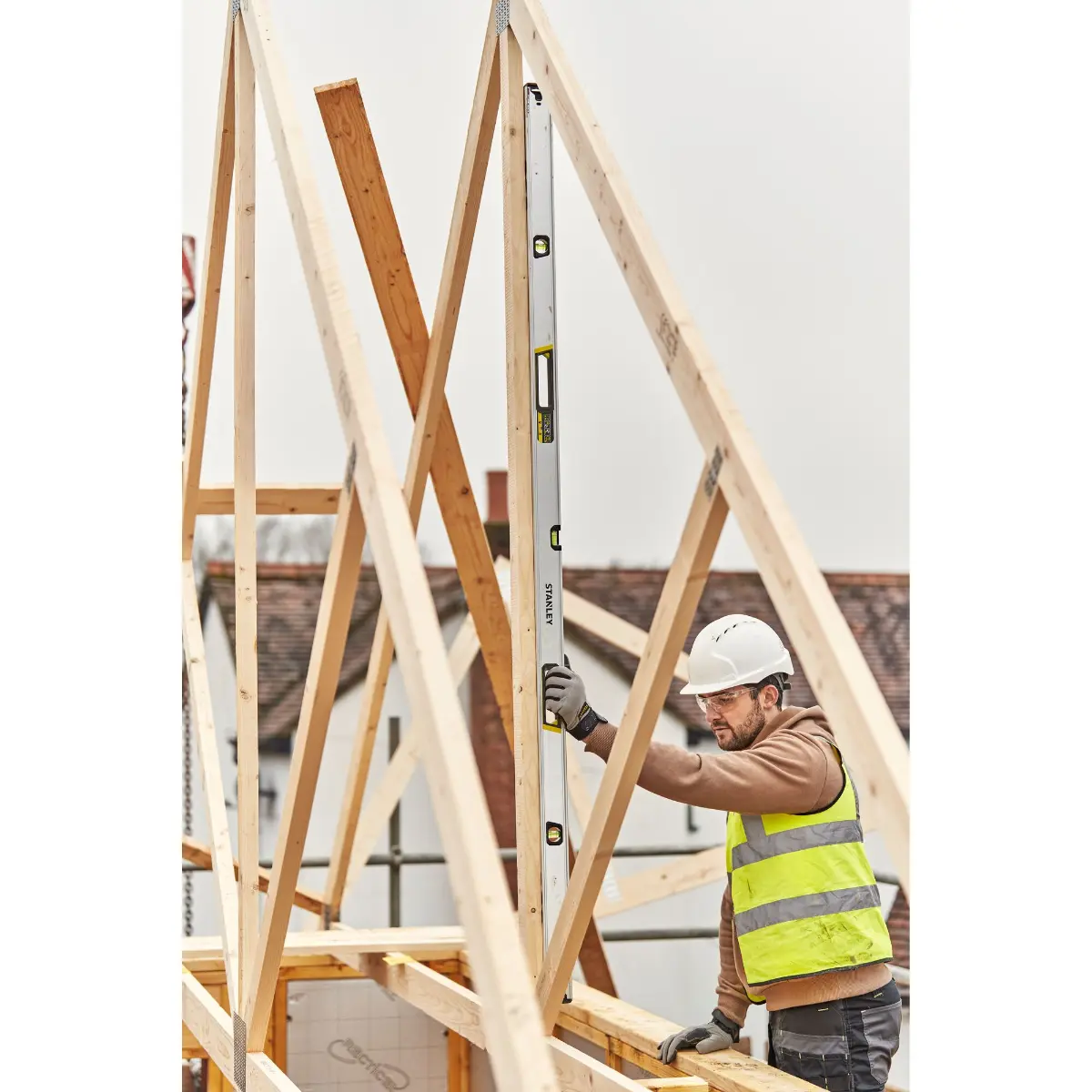 STANLEY FATMAX Hohlprofil-Wasserwaage 200cm (magnetisch)