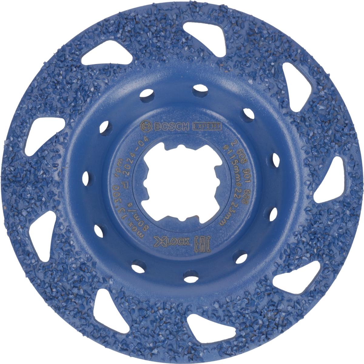 Bosch EXPERT Multi Material Carbide-Topfscheibe medium X-LOCK, 115 mm, 22,23 mm