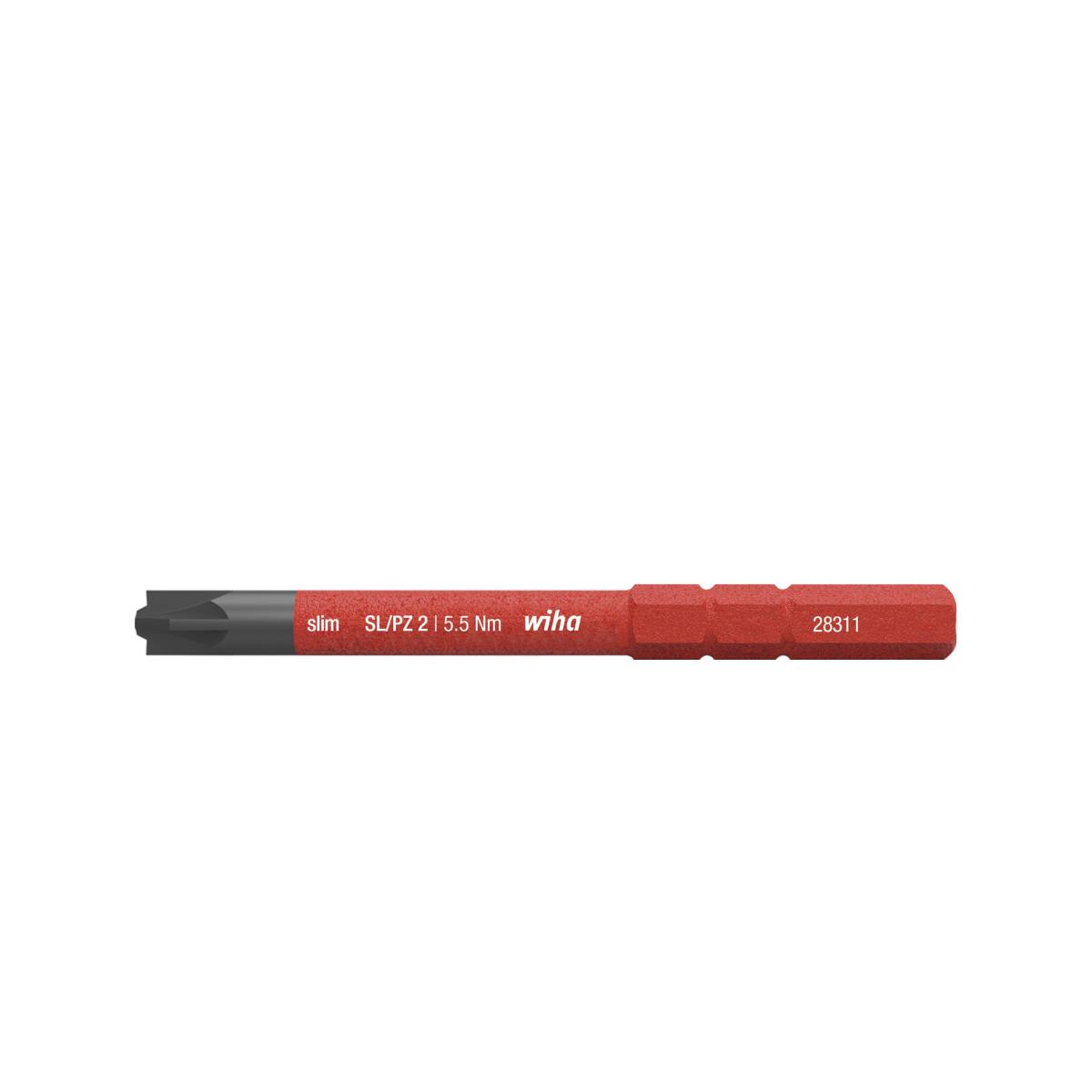 Wiha Bit slimBit electric PlusMinus/Pozidriv - 5 Stück