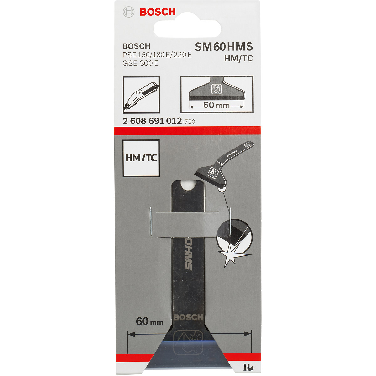 Bosch PSE HM-Messer,60mm,extra scharf