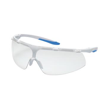 uvex Bügelbrille super fit CR weiß, hellblau