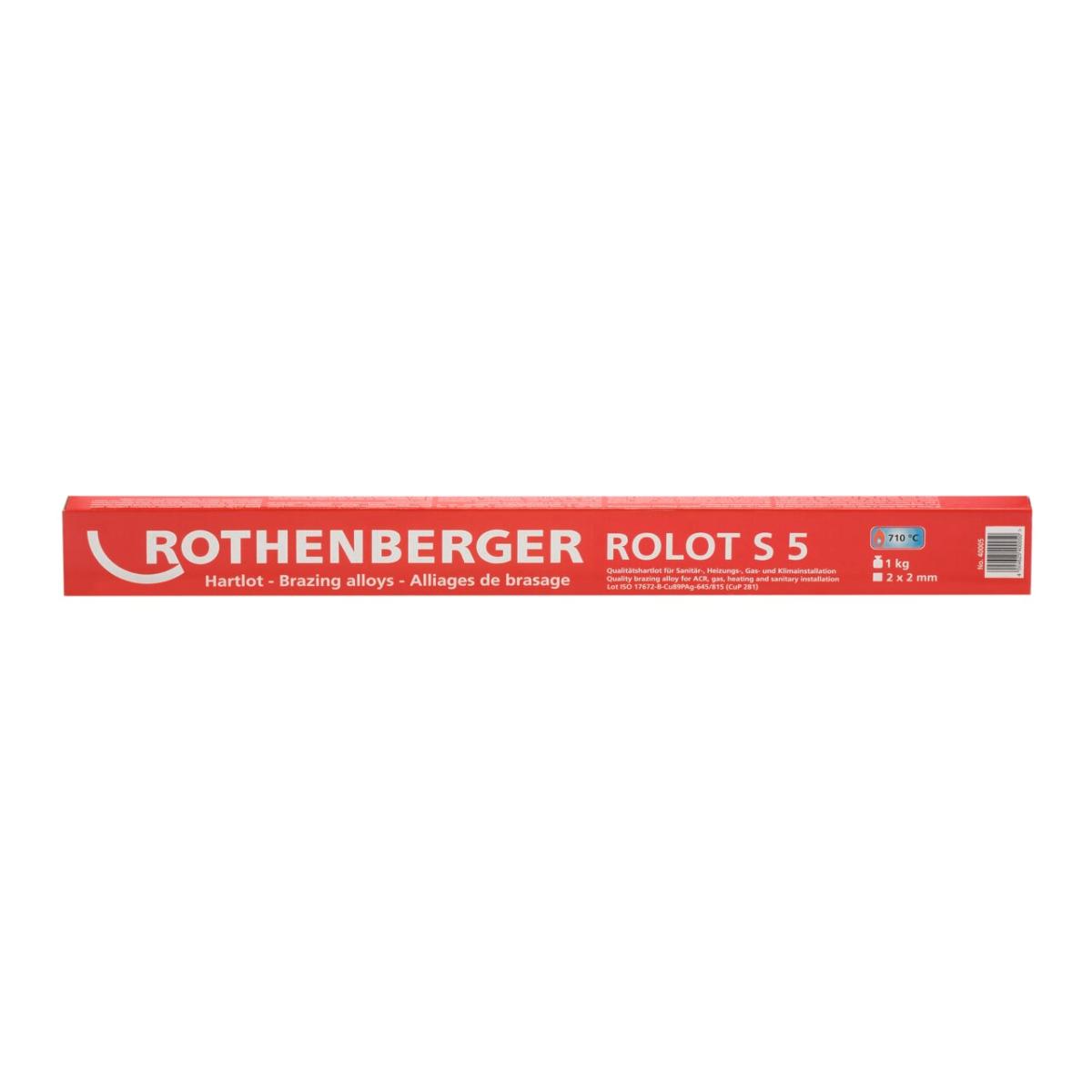 Rothenberger Hartlot ROLOT S5, nach ISO 17672,2x2x500mm, 1kg