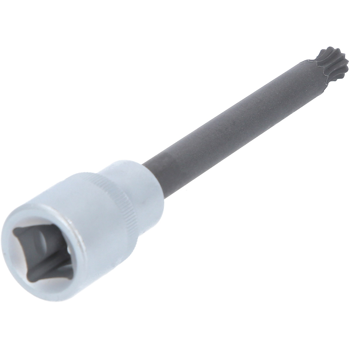 KS Tools 1/2" Spezial-Bit-Stecknuss für Vielzahn-Schrauben am Ansaugkrümmer mit Kugelkopf, 10 mm