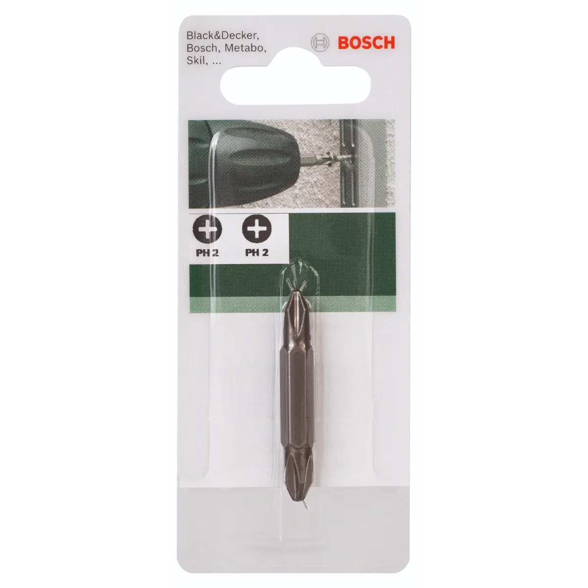 Bosch Doppelklinge für Phillips-Kreuzschlitzschrauben (PH)