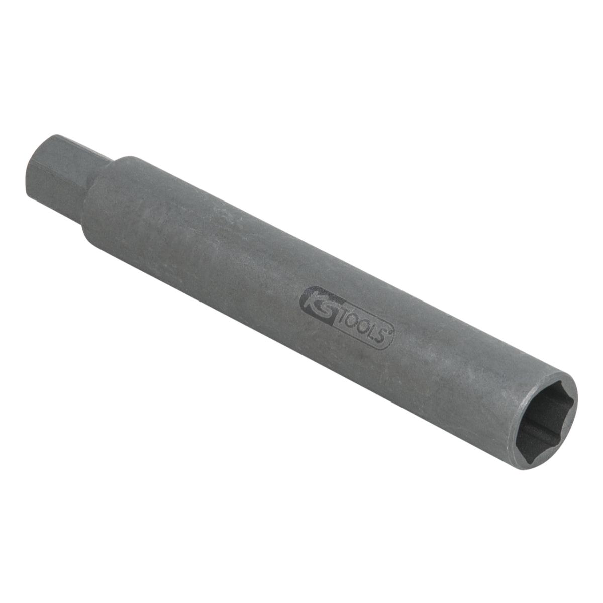 KS Tools 10 mm Stoßdämpfer-Außensechskant-Gegenhalter-Bit-Stecknuss, 10 mm