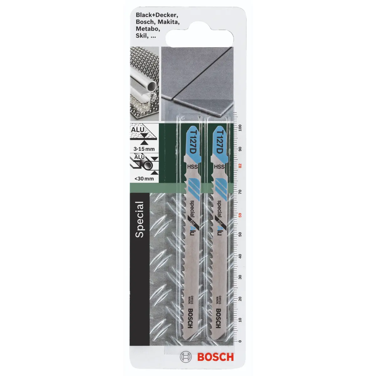 Bosch Stichsägeblatt HSS, T 127 D Special for Alu