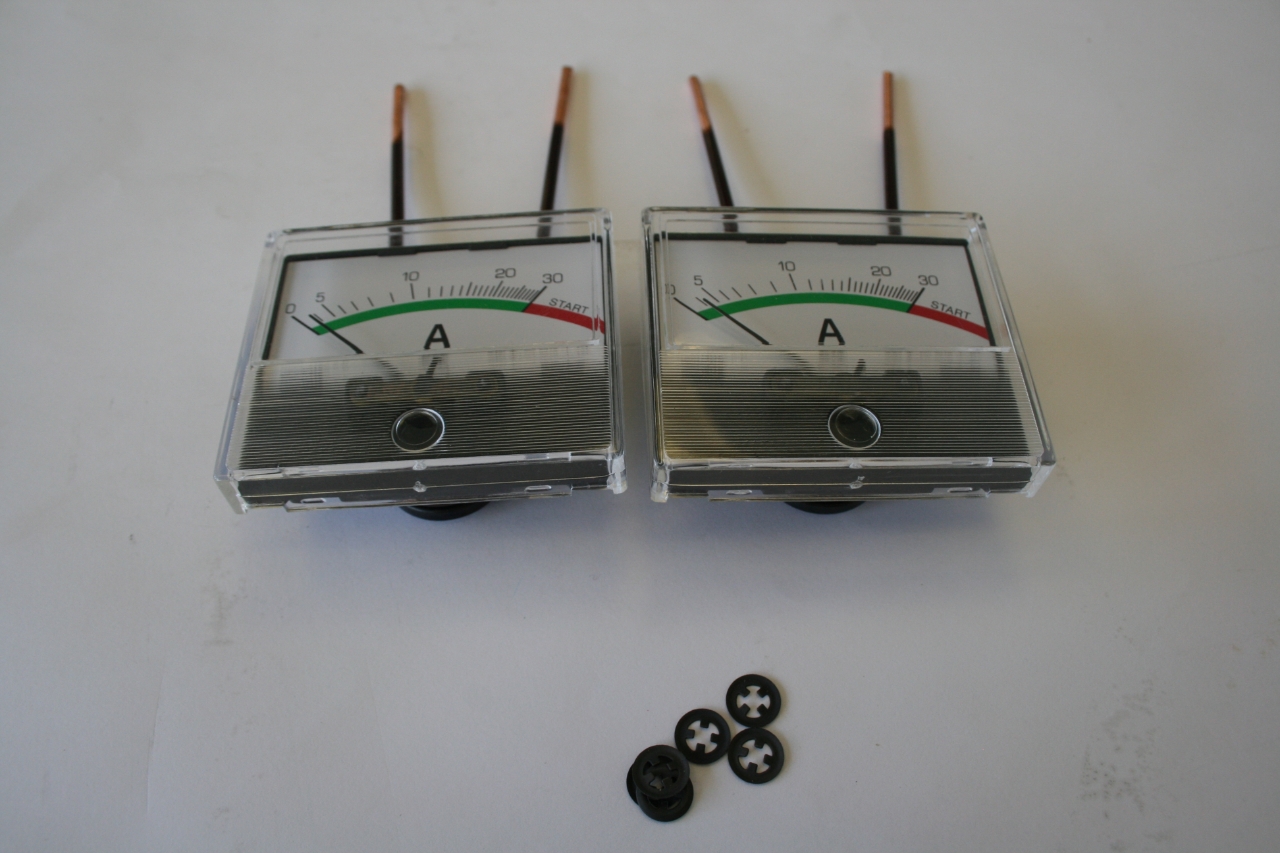 ELMAG Amperemeter 0-30 A. 70x60mm für