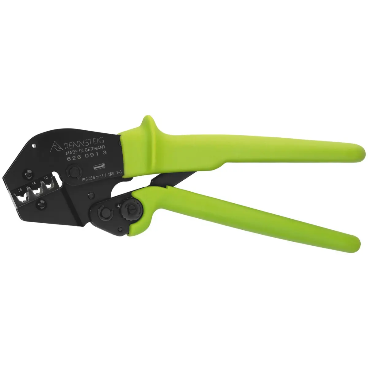 Rennsteig Crimpzange PEW 16 für isolierte und nicht isolierte Aderendhülsen 10,0 / 16,0 / 25,0 mm²
