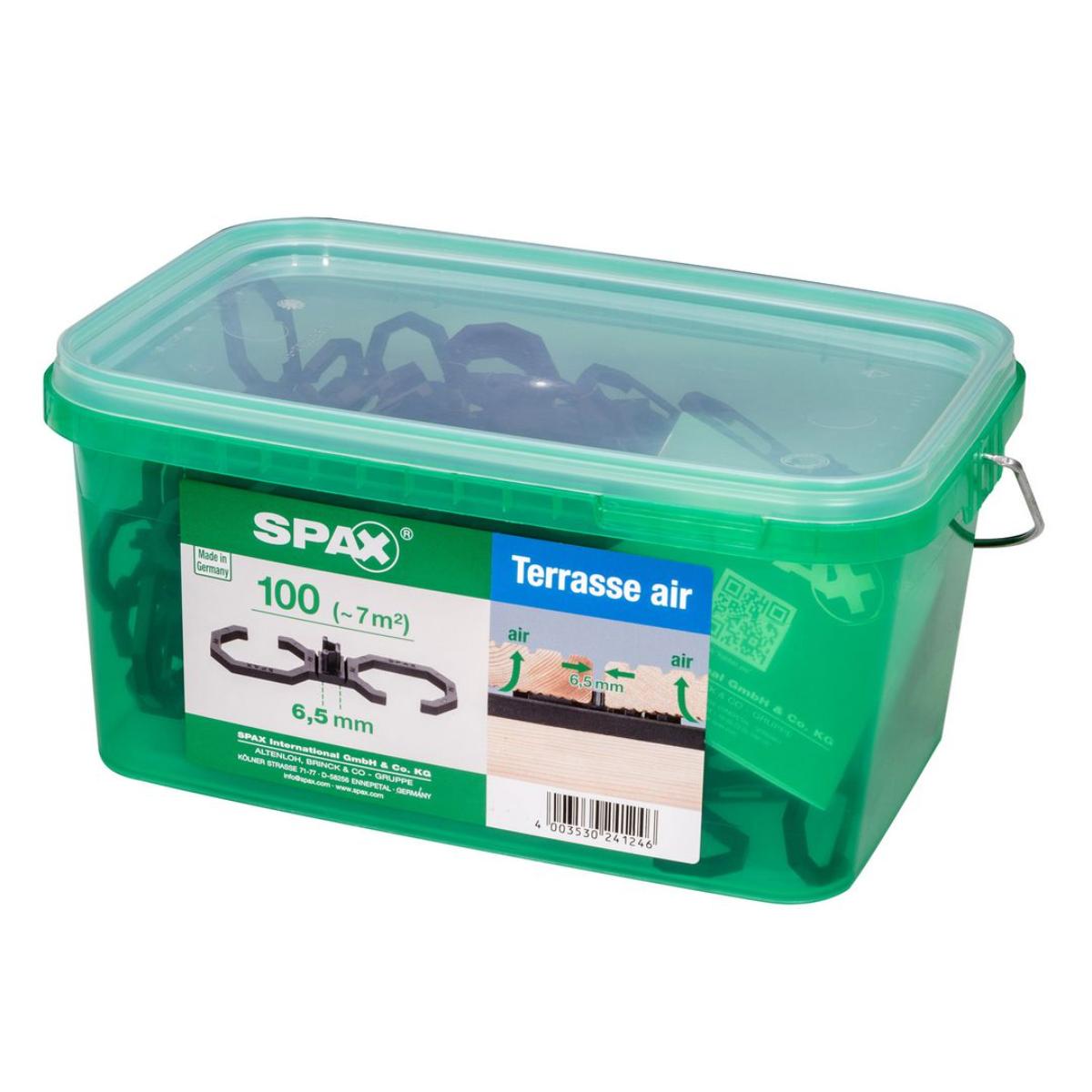 SPAX AIR ABSTANDSHALTER 6,5MM HKB L 100 ST HENKELBOX