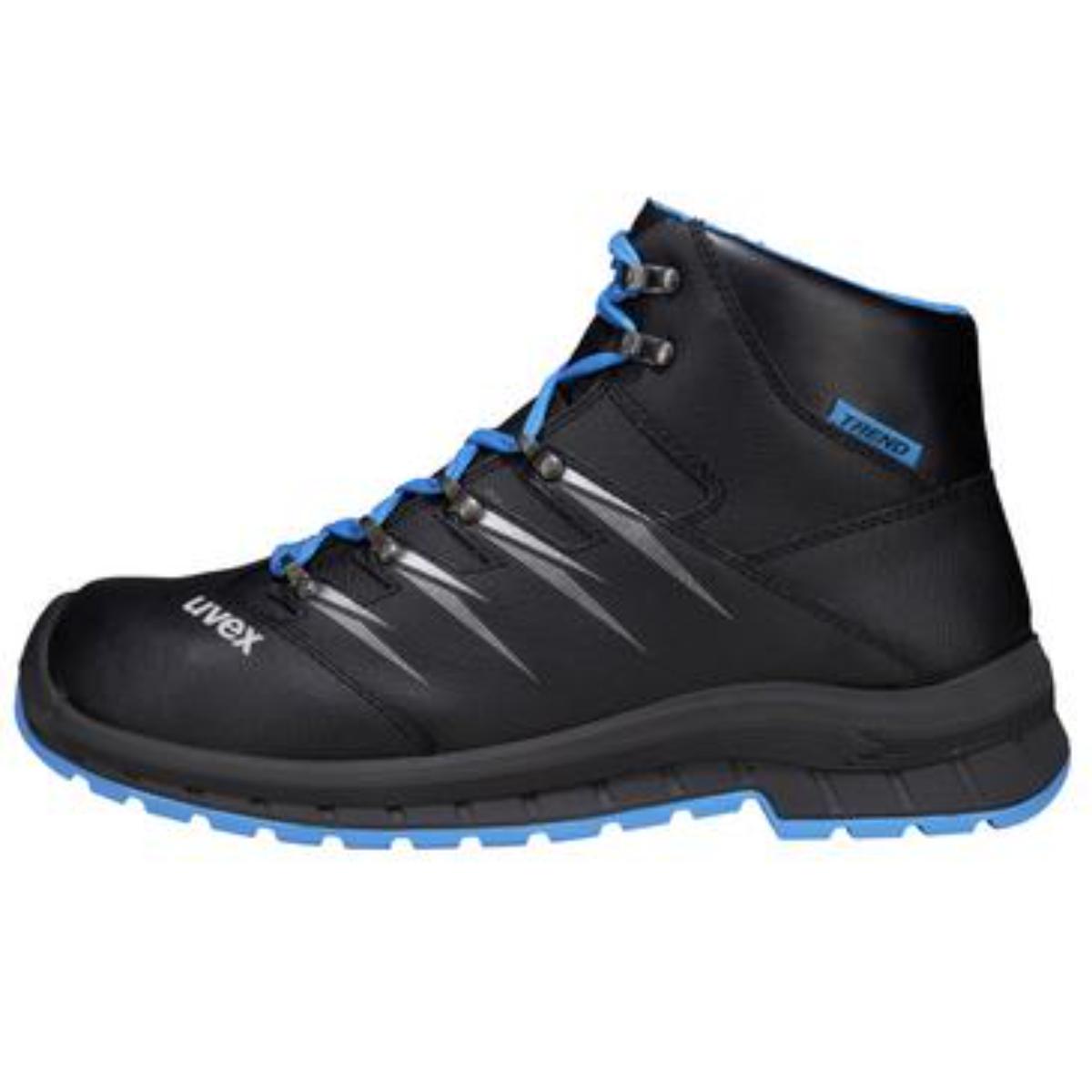 uvex 2 trend Sicherheitsschuh Stiefel S3 blau-schwarz