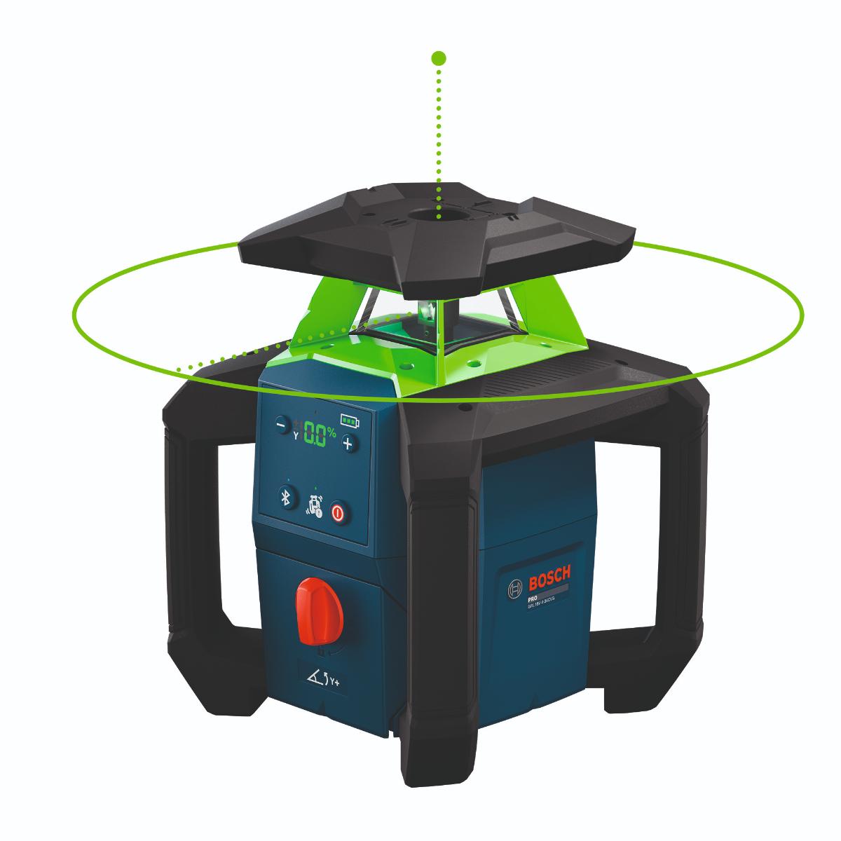 Bosch Rotationslaser GRL18V-4-34CVG, 1 x Akku ProCORE18V 4.0Ah