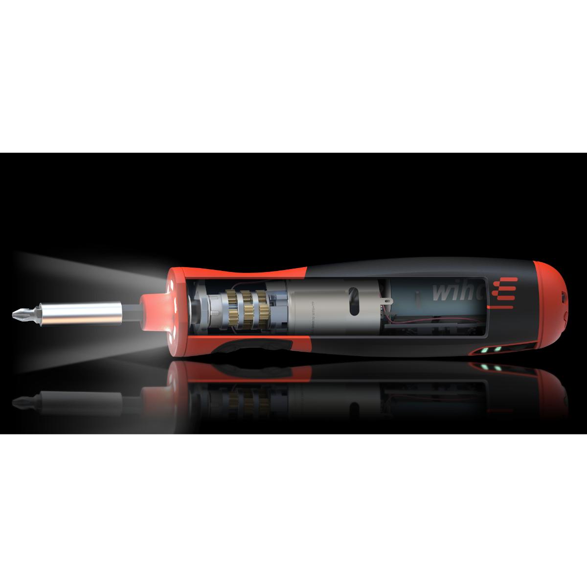 Wiha E-Schraubendreher speedE PocketDrive mit Bitbox und Tasche