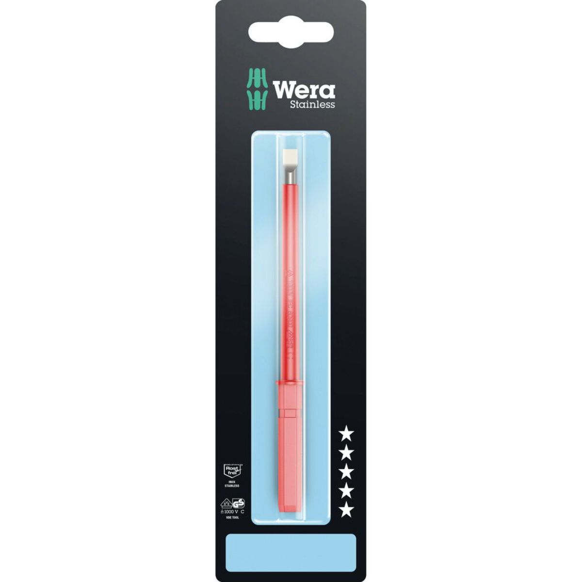 Wera Kraftform Kompakt VDE 3060 i SB, Edelstahl
