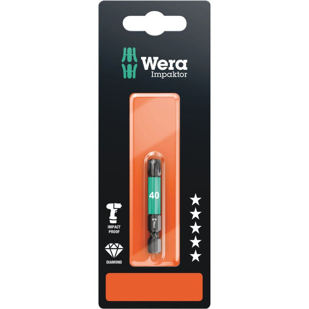 Wera 867/4 IMP DC SB Impaktor Bits