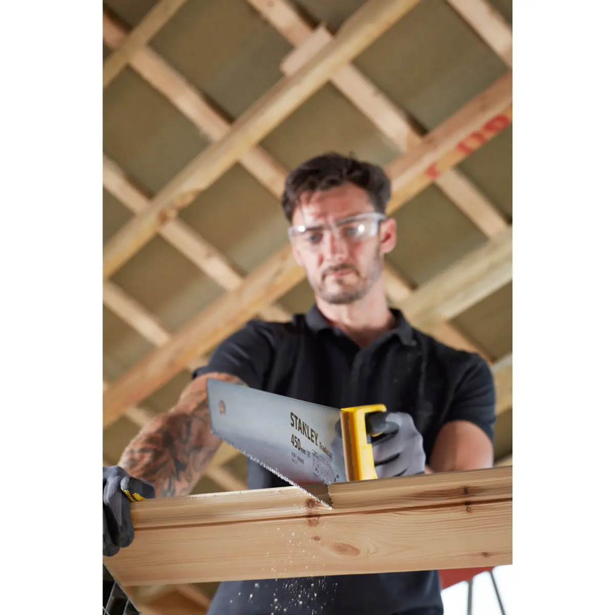 STANLEY Tradecut Holzsäge 18 Zoll / 450 mm 11 TPI