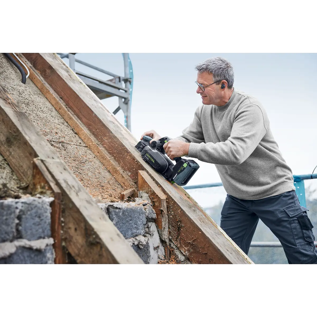 Festool Akku-Hobel HLC 82 EB-Basic