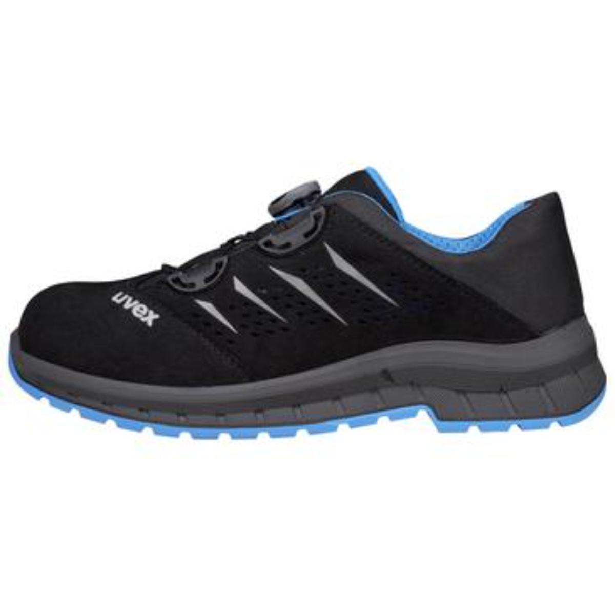 uvex 2 trend BOA SicherheitsschuhHalbschuhe S1P blau-schwarz