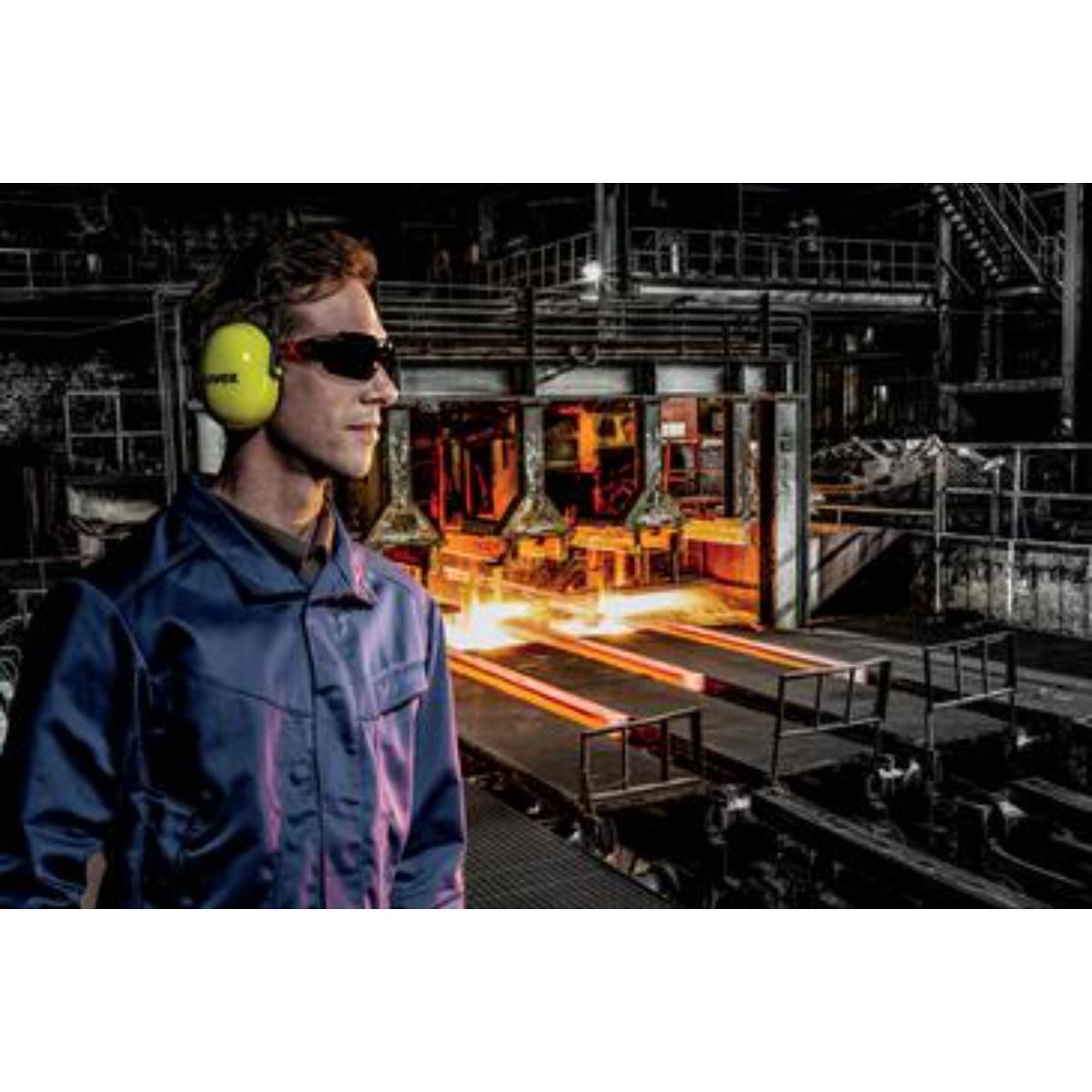 uvex pheos cx2 IR-ex Infrarotschutzbügelbrille innen beschlagfrei, außen kratzfest & robust gegen Funken, Infrarot-/Multischutzstufe 5