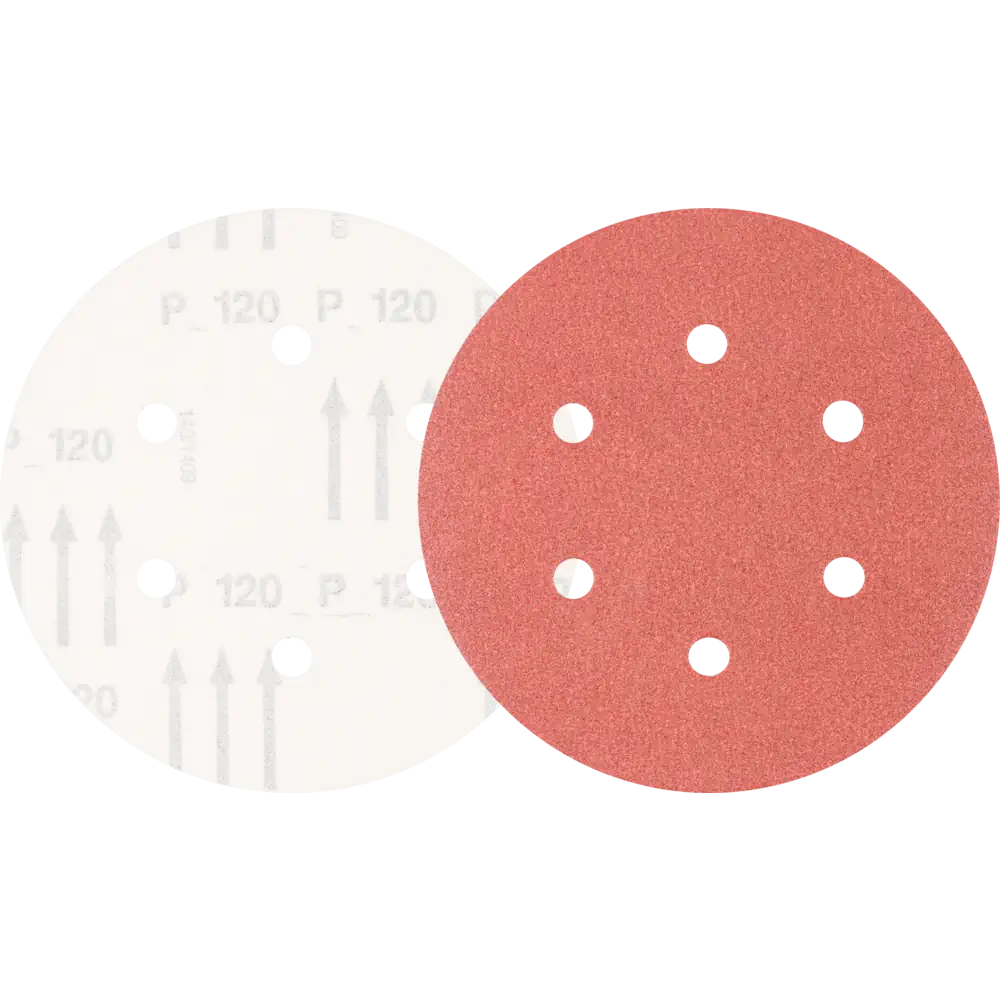 PFERD TOOLS Universal Korund Klettscheibe KSS 6 Absauglöcher für Exzenterschleifer