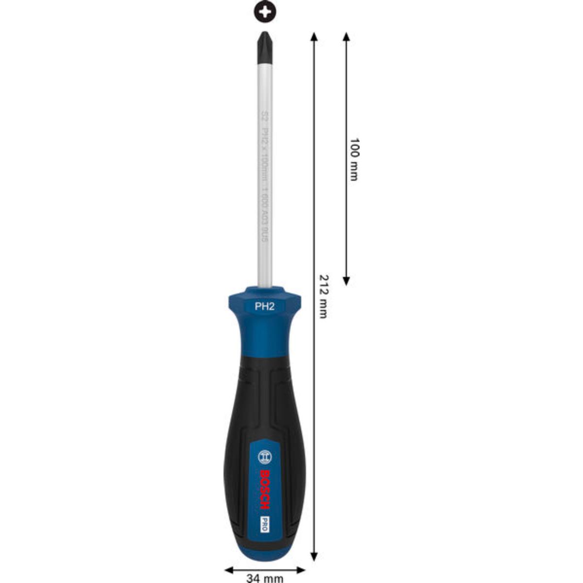 Bosch PRO Schraubendreher PH2 x 100 mm