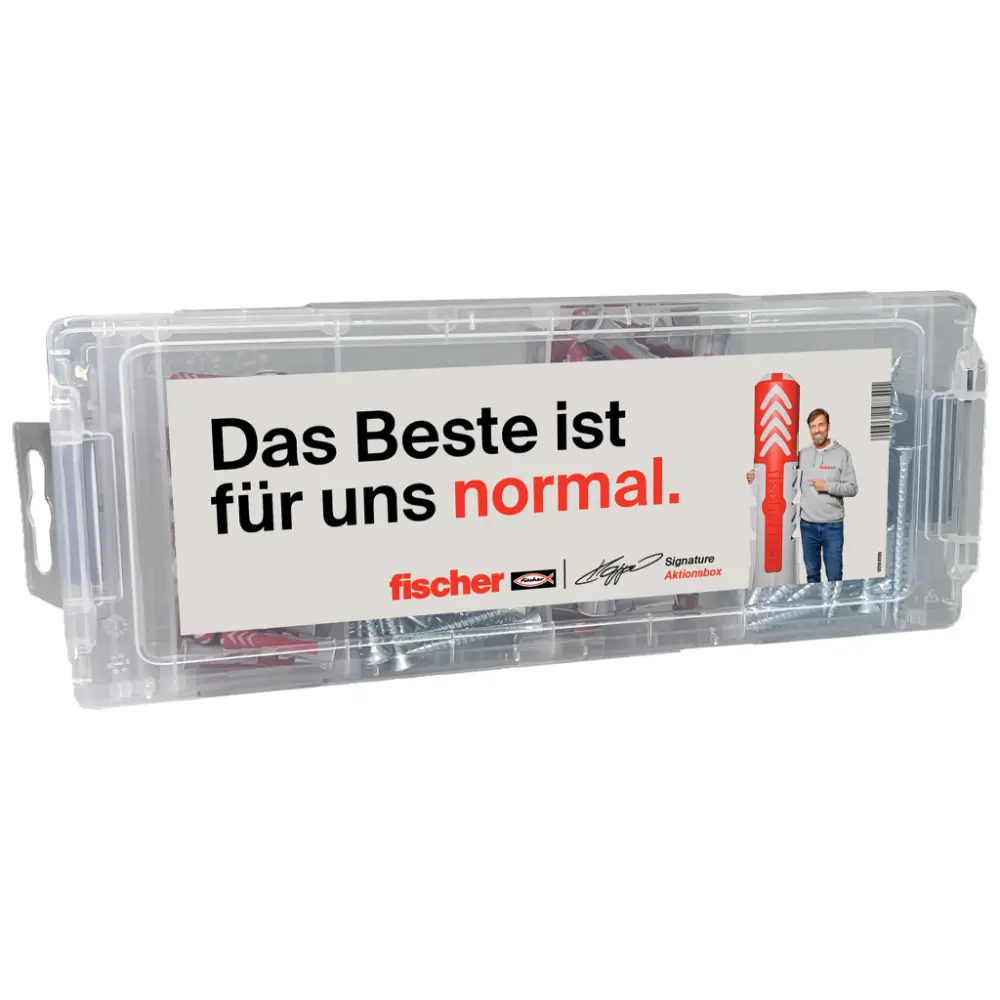 Fischer Aktion - Dübelsortiment MiniFixTainer - DuoPower S mit Schrauben MARKE