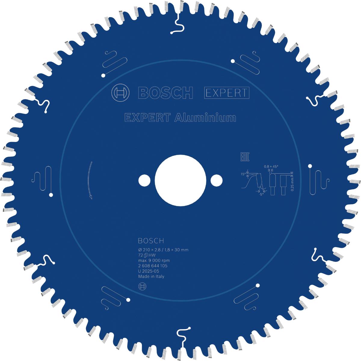 Bosch Kreissägeblatt Expert for Aluminium ø 210 mm