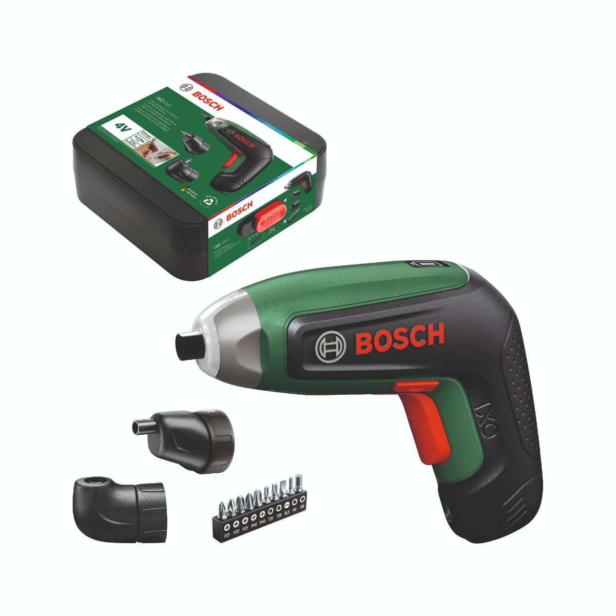 Bosch Schrauber IXO 8-Set, 1 x Akku BA 4V 2.0Ah, Aufbewahrungsbox