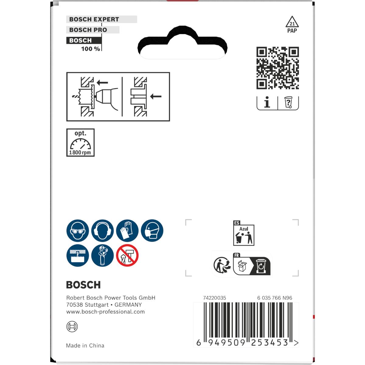 Bosch Wood and Drywall Lochsäge mit Aufsteckhalter und Randsenker, 68 x 30 mm