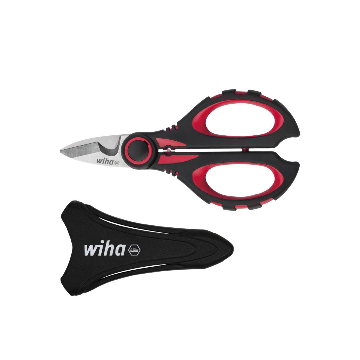 Wiha Elektrikerschere mit Crimpfunktion 1 - 5 mm²