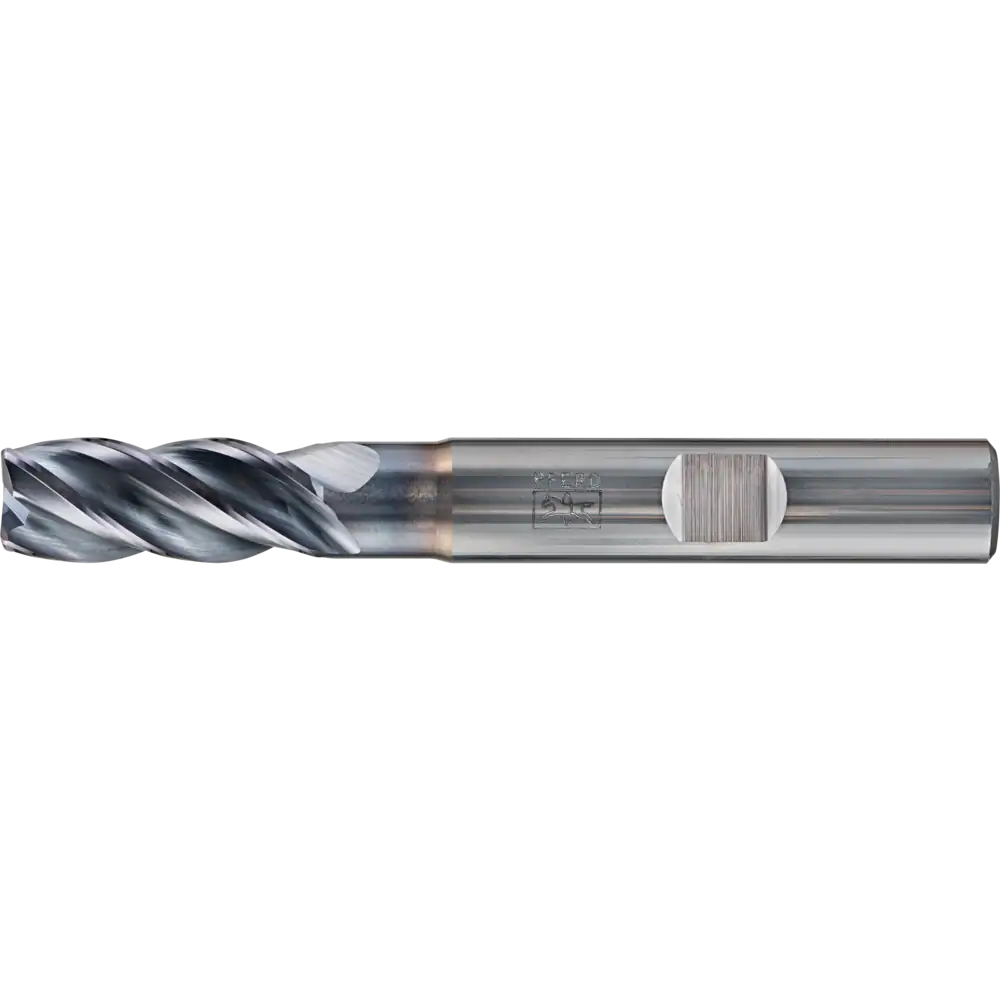 PFERD Tools VHM Eckfräser lang 4 Schneiden Radius TiAlN Schaft HB Universal Line