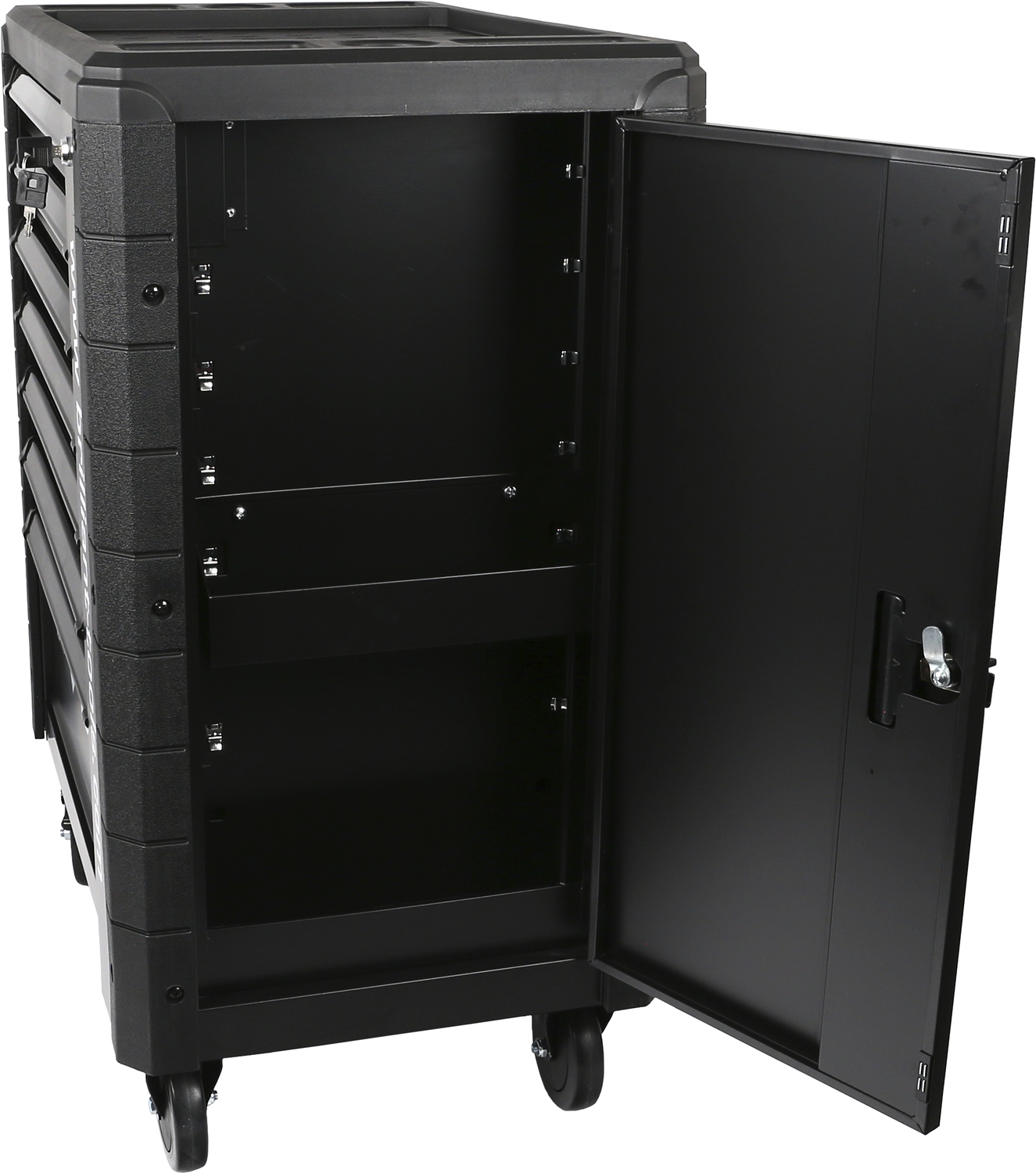 Brilliant Tools Werkstattwagen mit 7 Schubladen und Seitentür, leer