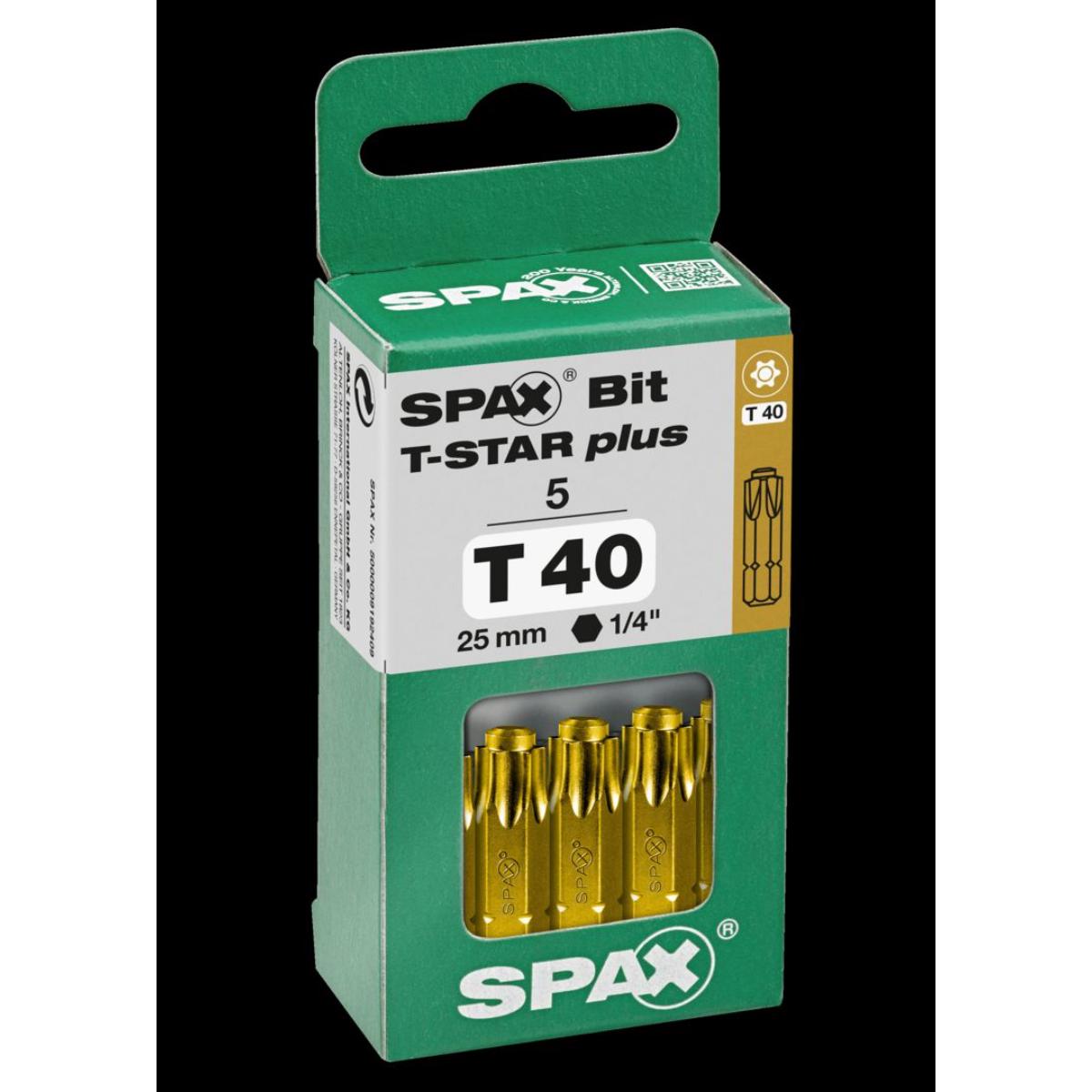 SPAX Bit T-Star Plus T40 25mm