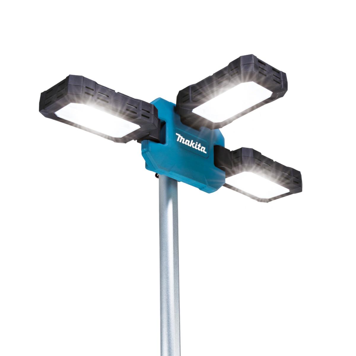 Makita Akku-LED-Baustrahler 40V max. 18V 1.100-15.000 lm 400-5.000 lx IP56