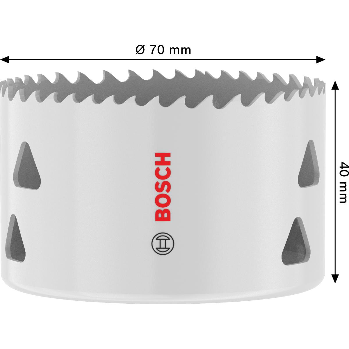 Bosch Multi Material Lochsäge mit Gewinde, 70 x 40 mm