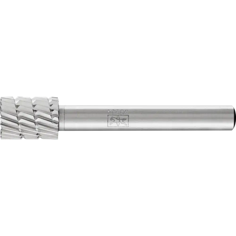 PFERD TOOLS HSS Frässtift Zylinderform stirn A-ST Z 3 universal mittel fein Spanbrecher