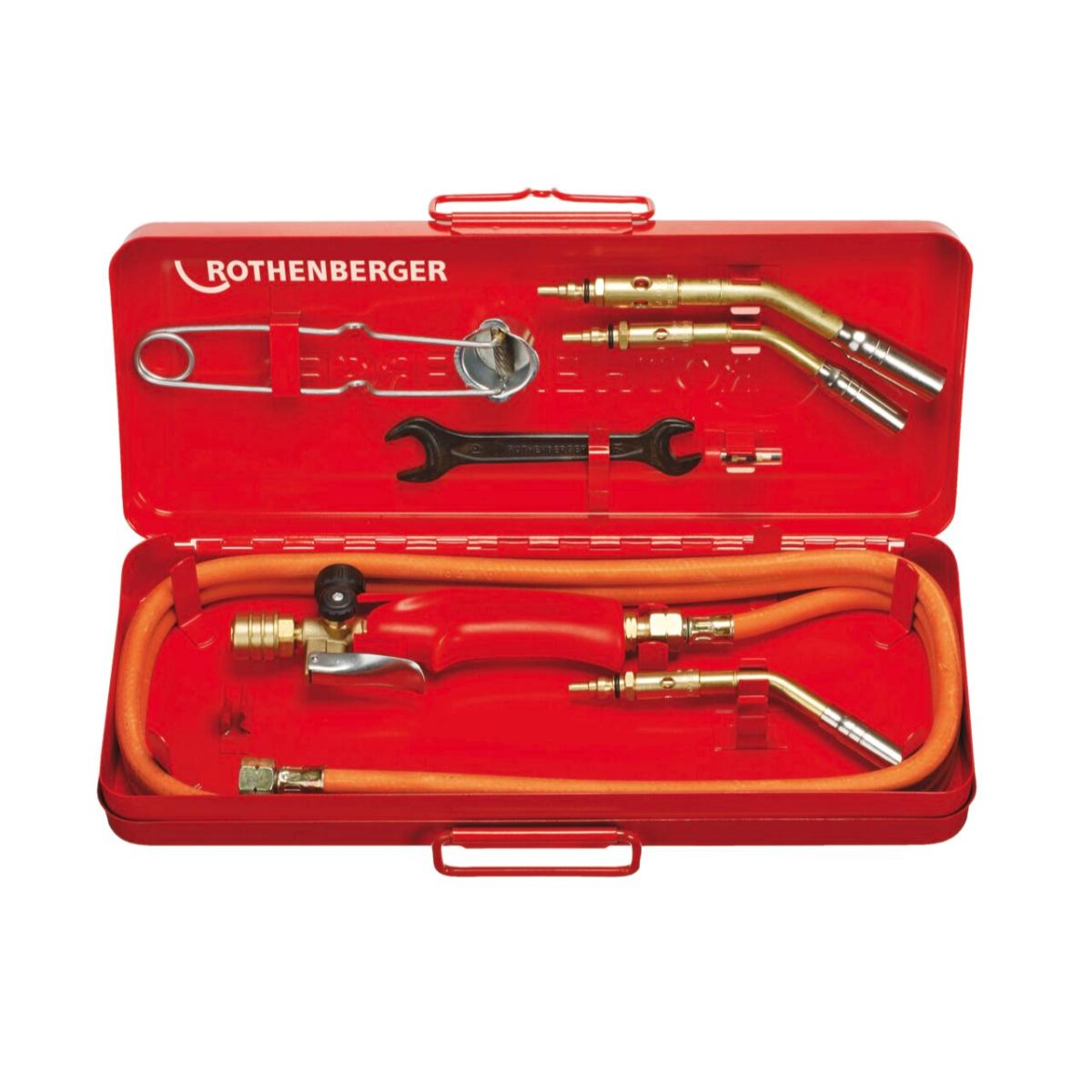 31091ro Rothenberger Hartlötbrenner AIRPROP Hartlöt-set, 14 - 16 - 19mm, mit Regler