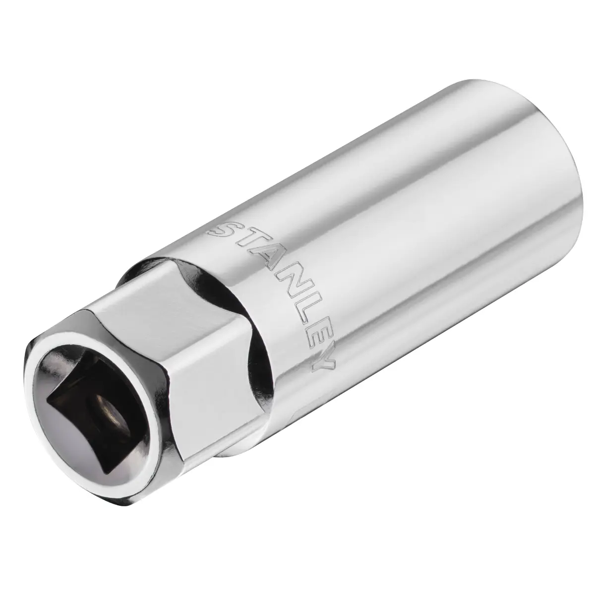 STANLEY 3/8 Zoll Zündkerzenschlüssel 16 mm mit MaxiDrive-Profil