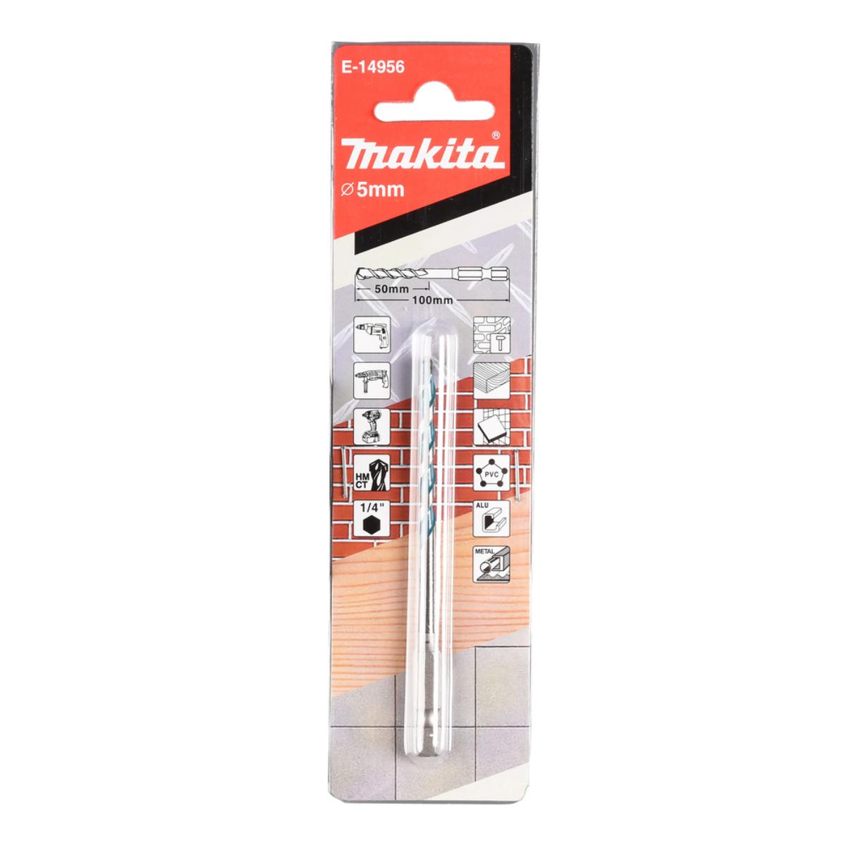 Makita TCT Multibohrer 1/4 Zoll Sechskantaufnahme