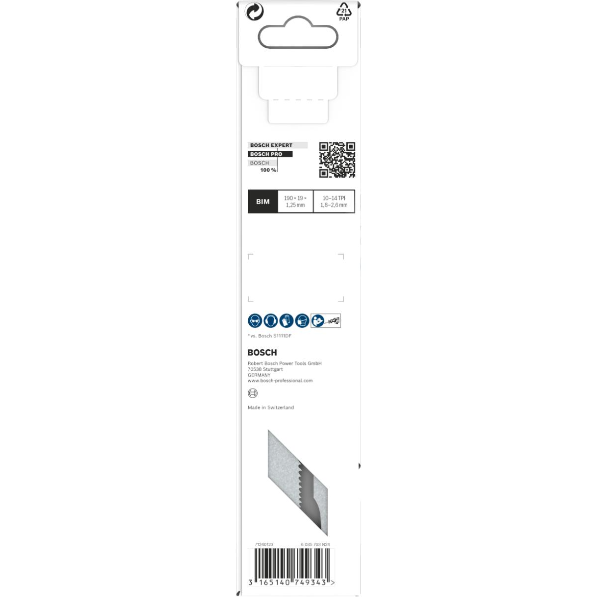 Bosch PRO Säbelsägeblatt S 725 VFR Special for Pallet Repair