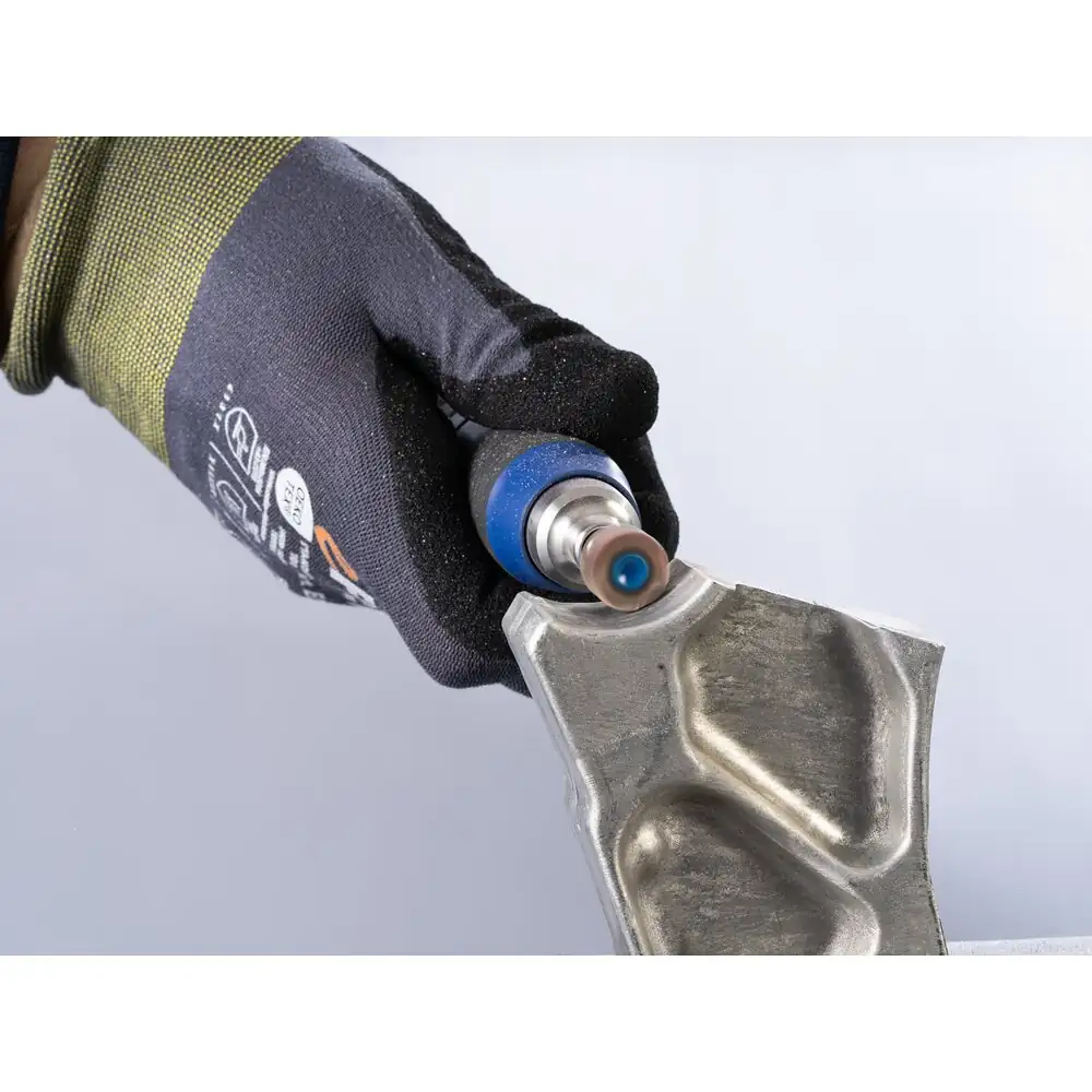 PFERD TOOLS Keramikkorn Fächerschleifer F Ø 15x10mm Schaft-Ø 3 mm CO-COOL120 hoher Abtrag auf Edelstahl