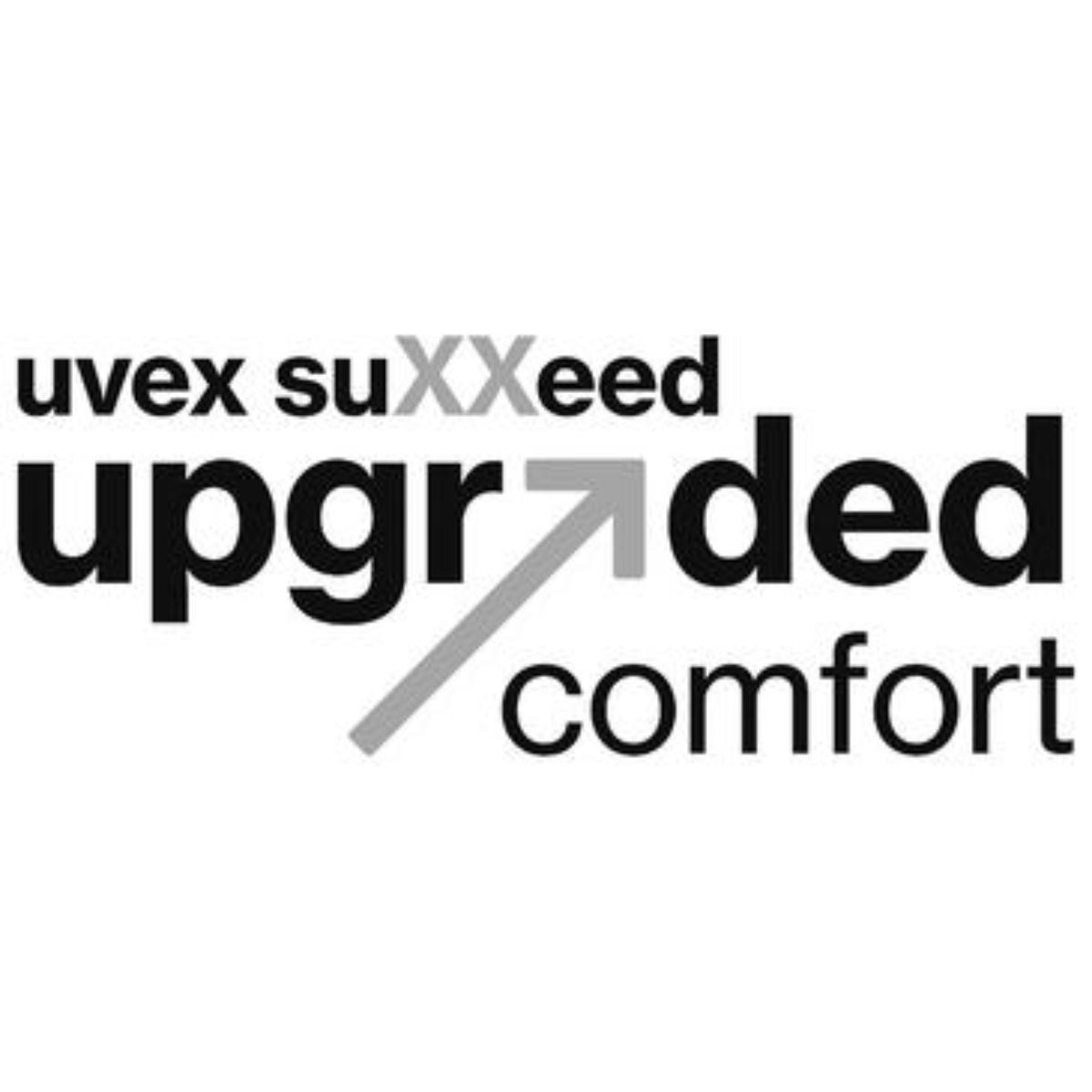 uvex Bügelbrille suxxeed variomatic schwarz, weiß, hellgrau in Retailverpackung