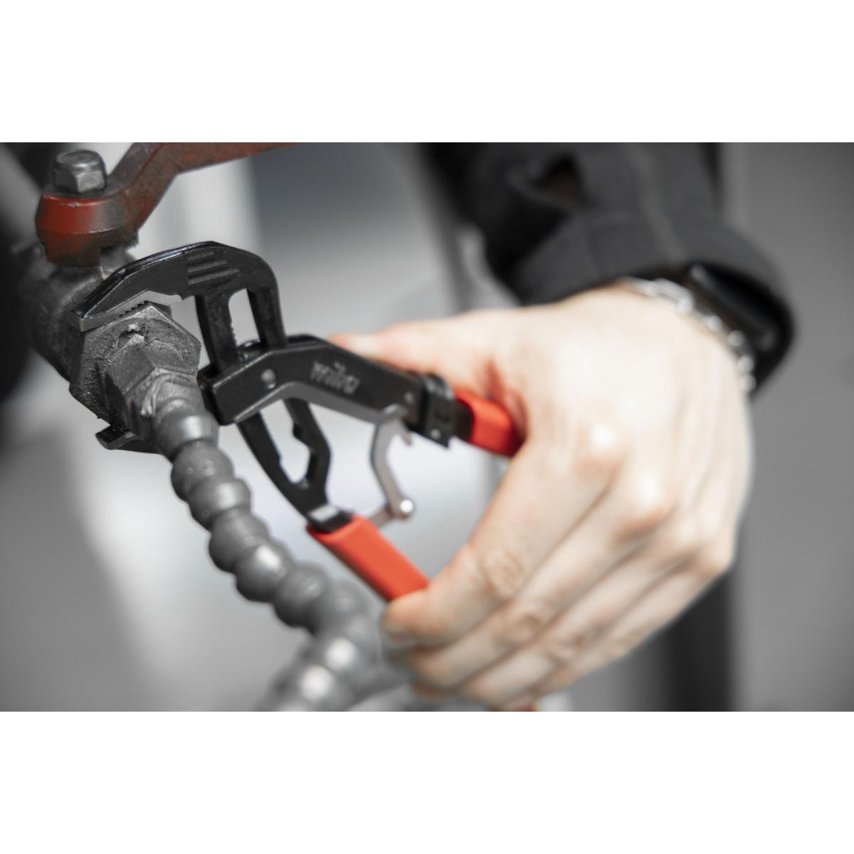 Wiha Wasserpumpenzange QuickFix Classic automatisch - Blisterverpackung