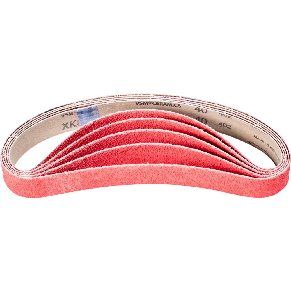 PFERD TOOLS Keramikkorn Schleifband BA für Edelstahl-Schliff mit Rohrbandschleifer