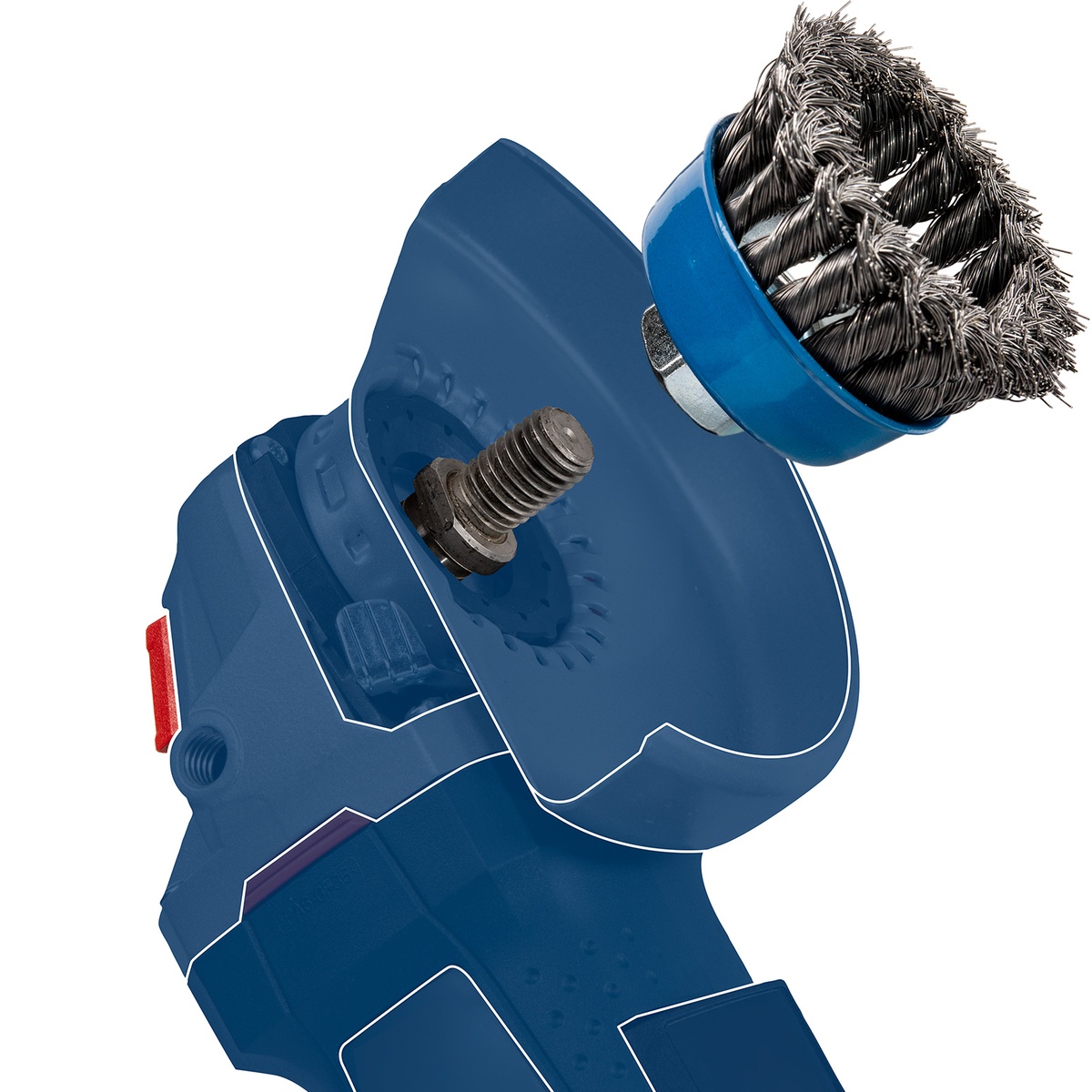 Bosch Metal clean Kegelbürste, 100 x 0,5 mm, M14, gewellt