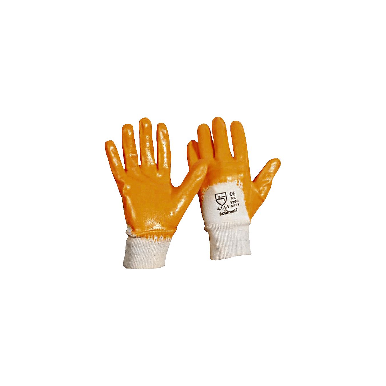Arbeitshandschuhe Nitril Orange