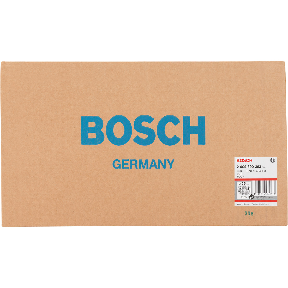 Bosch Schlauch für Bosch-Sauger, 5 m, 35 mm, mit Bajonettverschluss