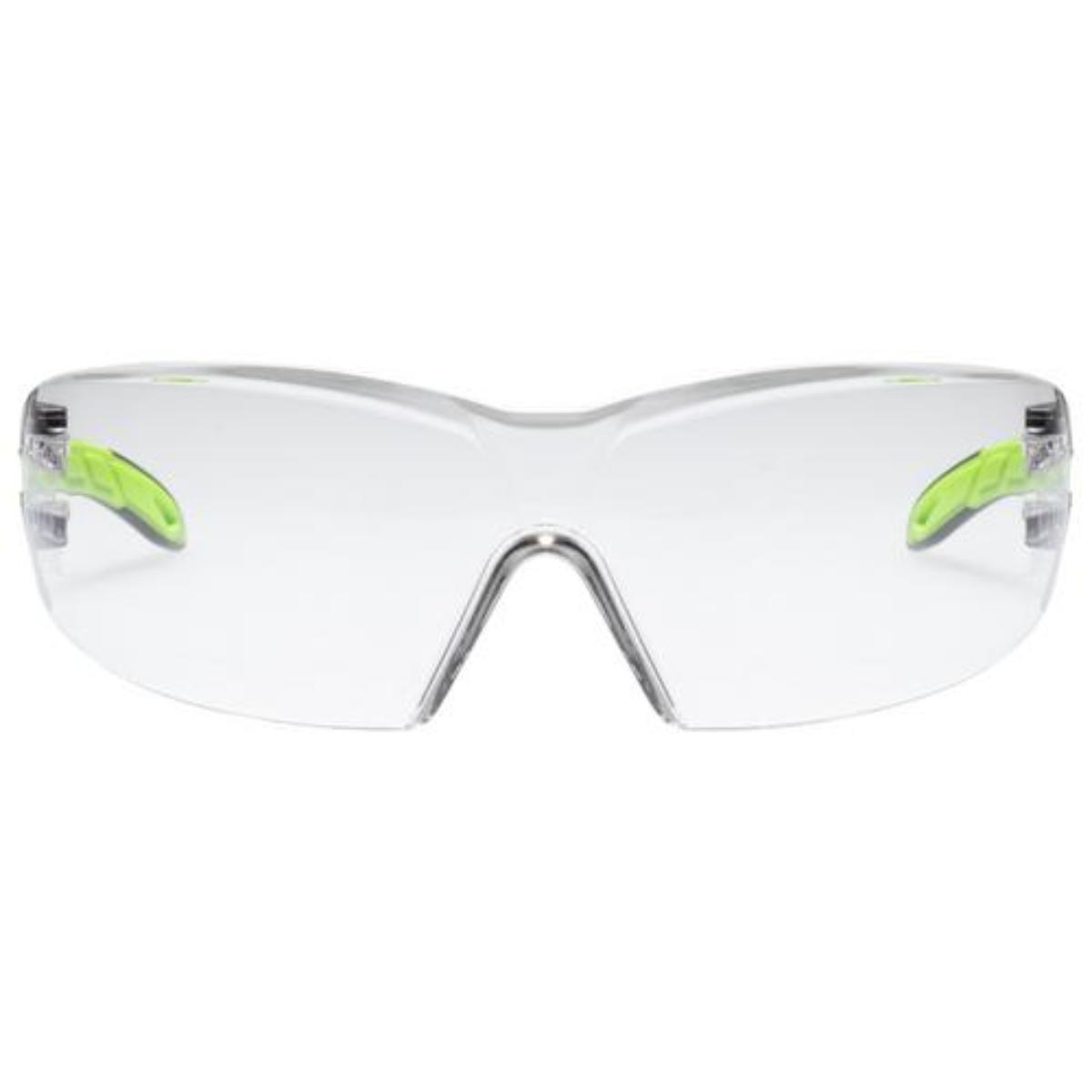 uvex Bügelbrille pheos schwarz, grün