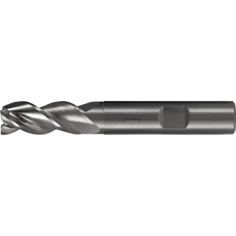 PFERD TOOLS VHM-Fräser Ø8mm, 3 Schneiden, 2xDC, Fase 0,15mm 45°, unbeschichtet, Schaft HB